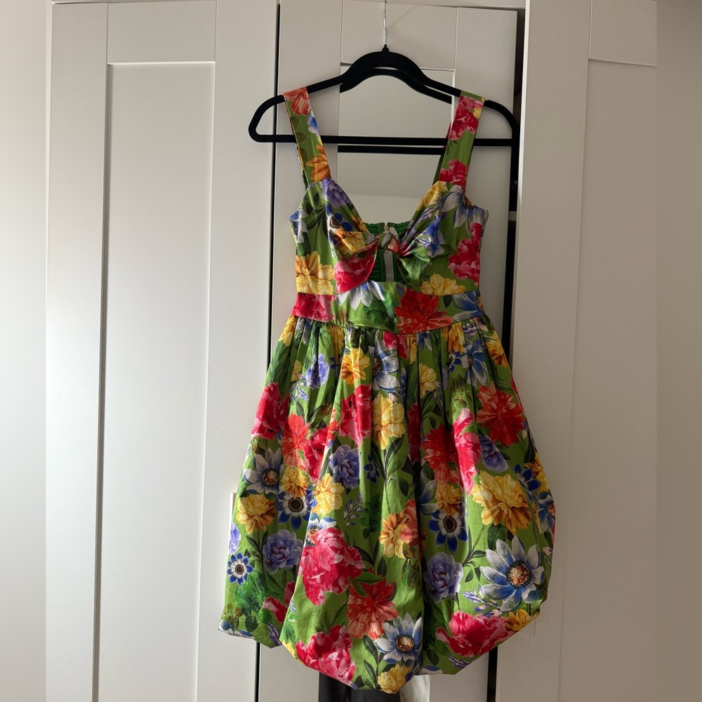 Cara Cara Laurel green floral Dress